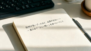 説明が長いブースほど、成果が出ない──展示会で「正しい問い」を持つということ