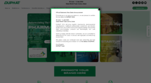 ドバイ国際製薬・医薬技術展（DUPHAT 2026）が開催延期を発表：新日程は6月に